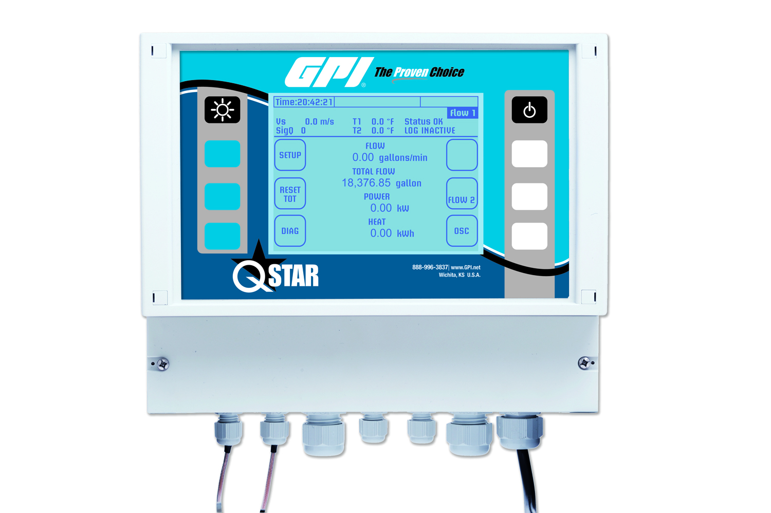 Qstar - fix ultrahangos áramlásmérő