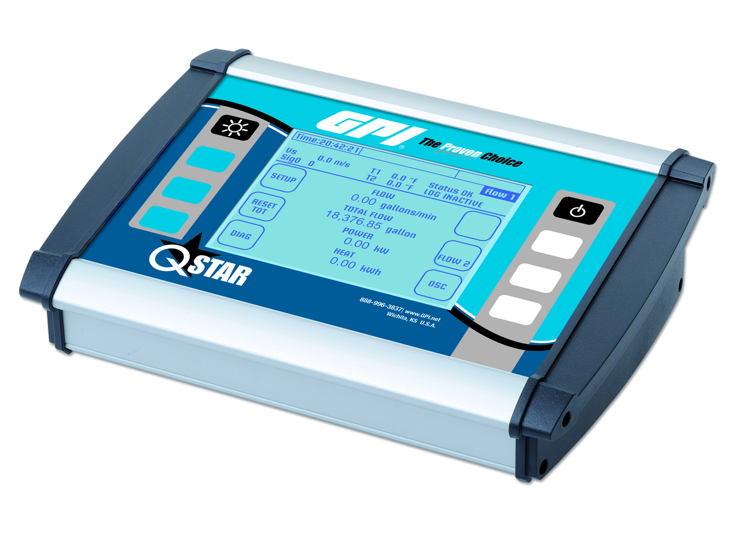 Qstar - portable ultrahangos áramlásmérő
