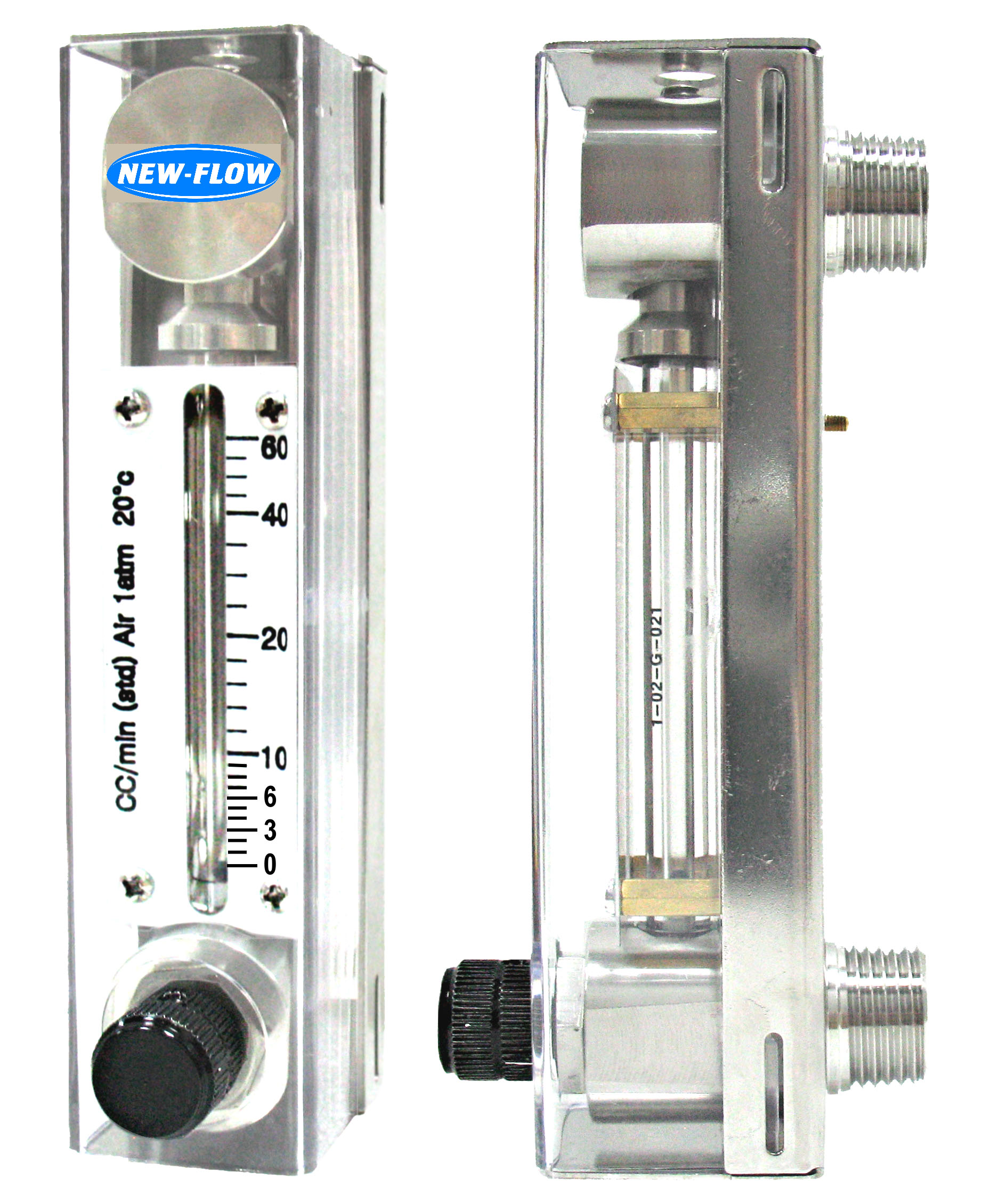 SM üvegcsöves áramlásmérő