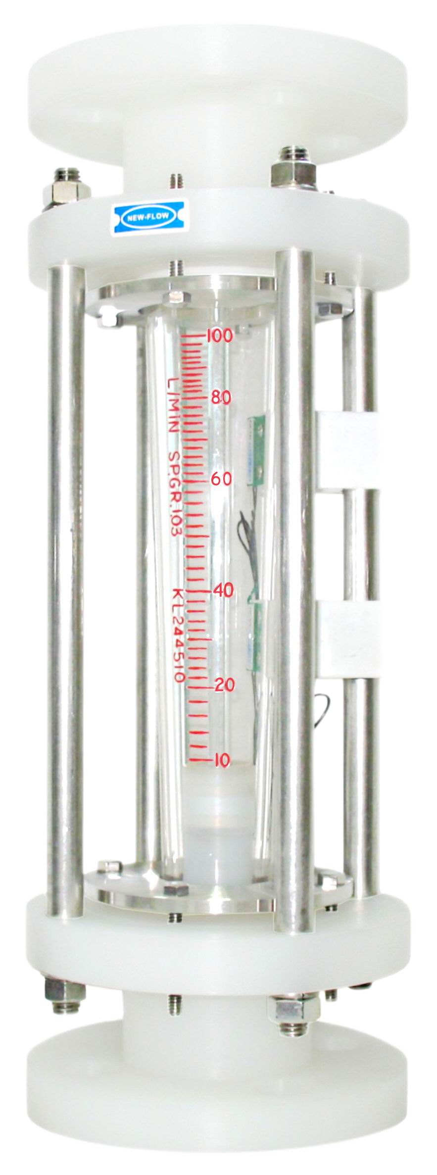 N üvegcsöves áramlásmérő