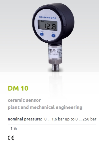 DM 10 - digitális nyomásmérő
