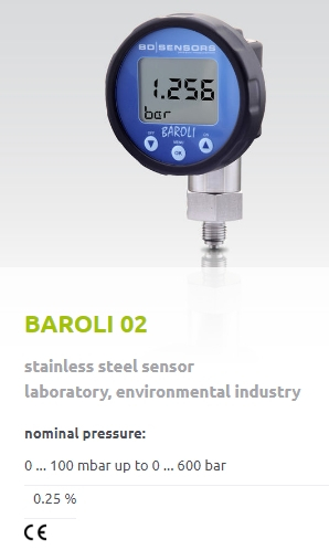 Baroli 02 - digitális nyomásmérő 