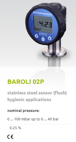 Baroli 02P - digitális nyomásmérő