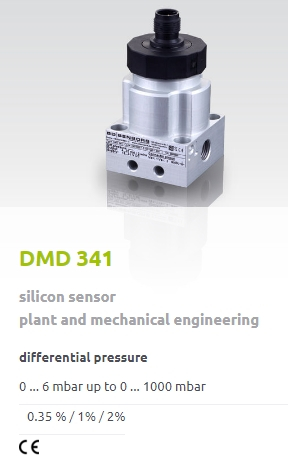 DMD 341 - nyomáskülönbség távadó