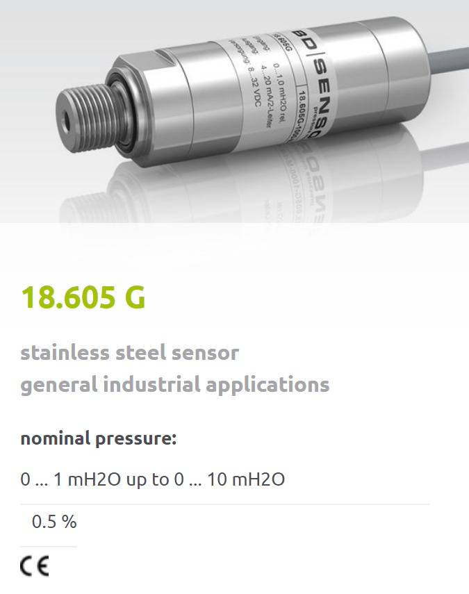 18.605 G - nyomástávadó
