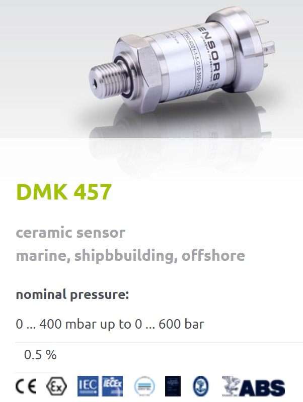 DMK 457 - nyomástávadó