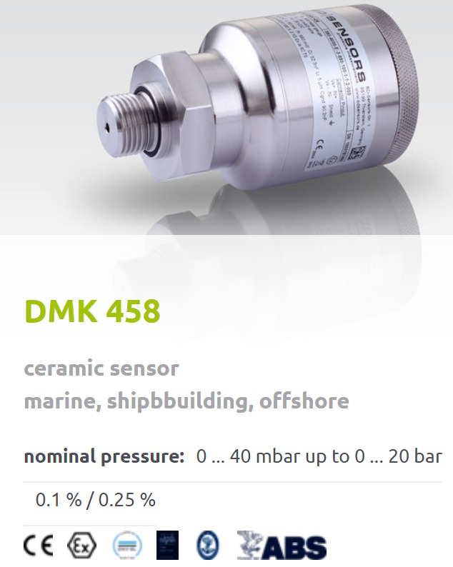 DMK 458 - nyomástávadó