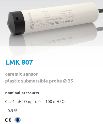 LMK 807 - hidrosztatikus szinttávadó